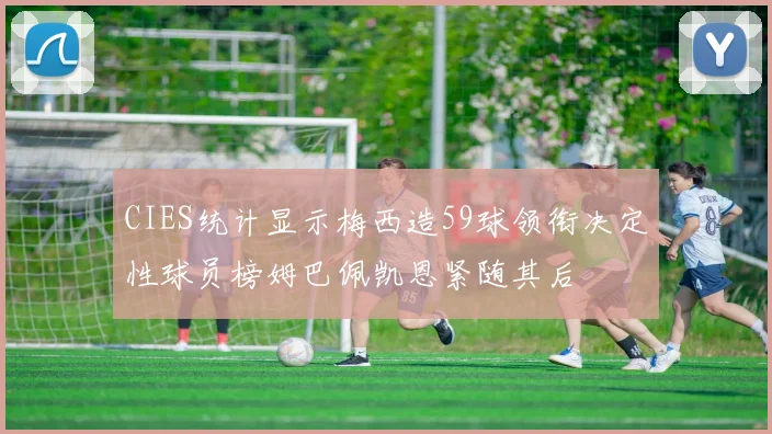 CIES统计显示梅西造59球领衔决定性球员榜姆巴佩凯恩紧随其后